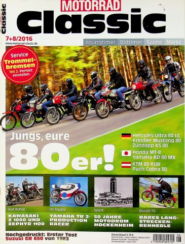 Deckblatt Motorrad Classic (07/2016)